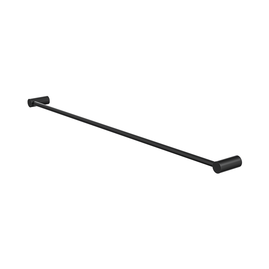 Linsol Dotti Single Towel Rail 800mm Matte Black