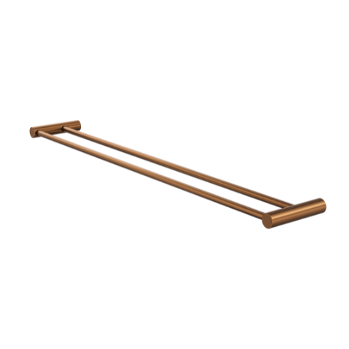 Linsol Dotti Double Towel Rail 800mm Aged Bronze