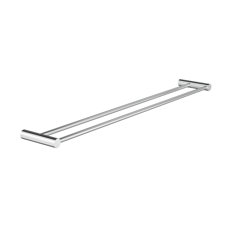 Linsol Dotti Double Towel Rail 800mm Chrome alt view