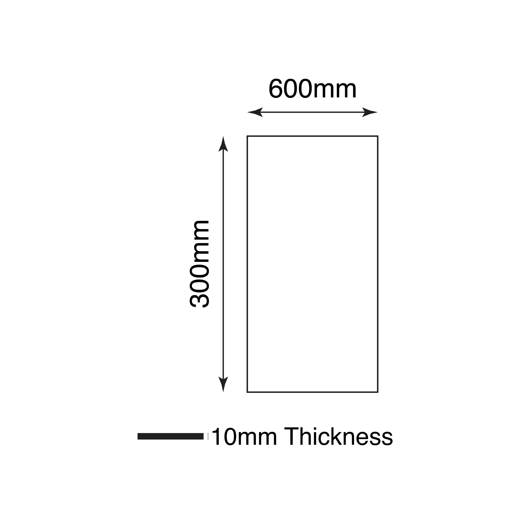 EVERSTONE DURASTONE CHARCOAL MATTE 600X300MM RECTANGULAR TILE (PER BOX)