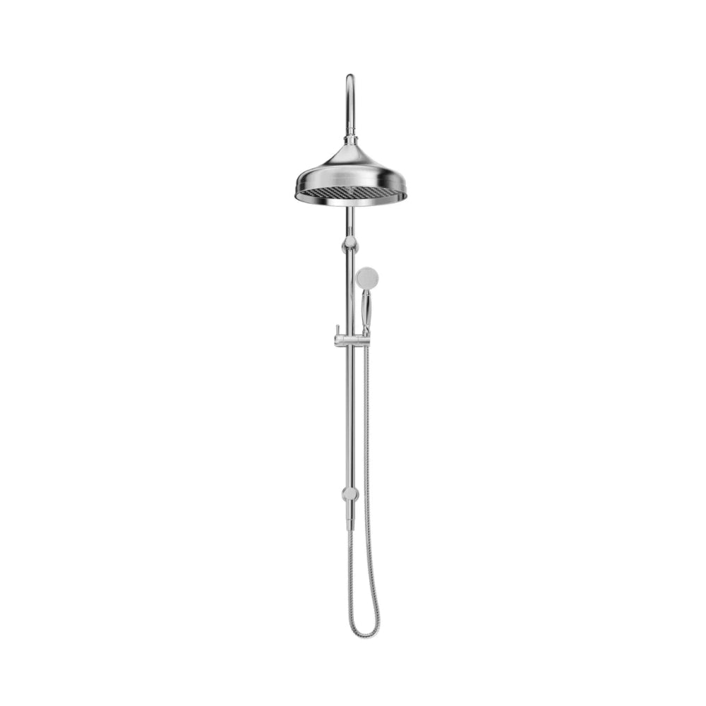 BELLA VISTA MICA HERITAGE DUAL SHOWER RAIL 1230MM CHROME