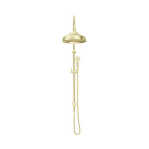 BELLA VISTA MICA HERITAGE DUAL SHOWER RAIL 1230MM FRENCH GOLD