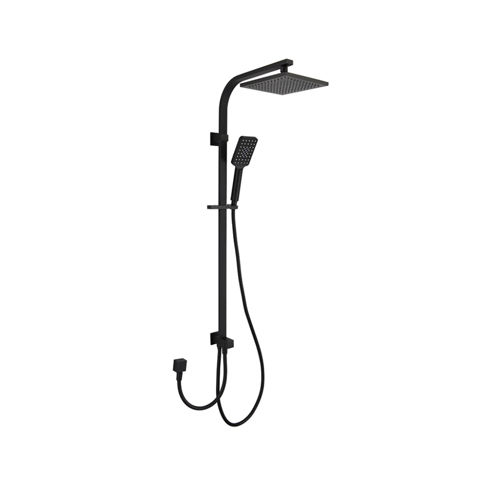BELLA VISTA DEKO DUAL SHOWER RAIL RETROFIT 1000MM BLACK