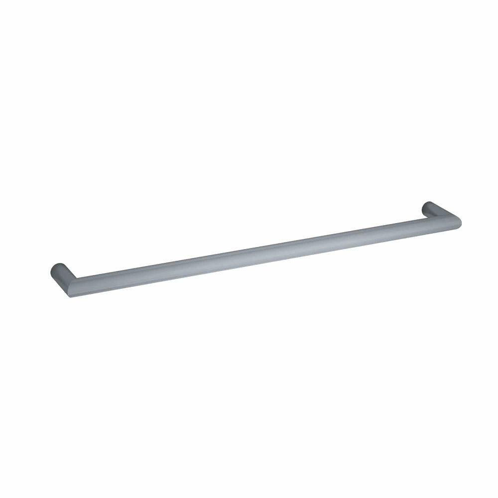 THERMOGROUP ROUND SINGLE BAR HEATED TOWEL RAIL 832MM GUN METAL