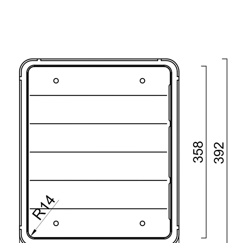 SCHOCK SCHOCK DRAIN TRAY STAINLESS STEEL