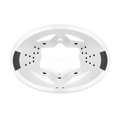 DECINA DUO INSET DOLCE VITA SPA BATHTUB GLOSS WHITE 1850MM WITH 24-JETS