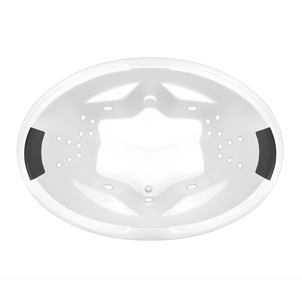 DECINA DUO INSET DOLCE VITA SPA BATHTUB GLOSS WHITE 1850MM WITH 24-JETS