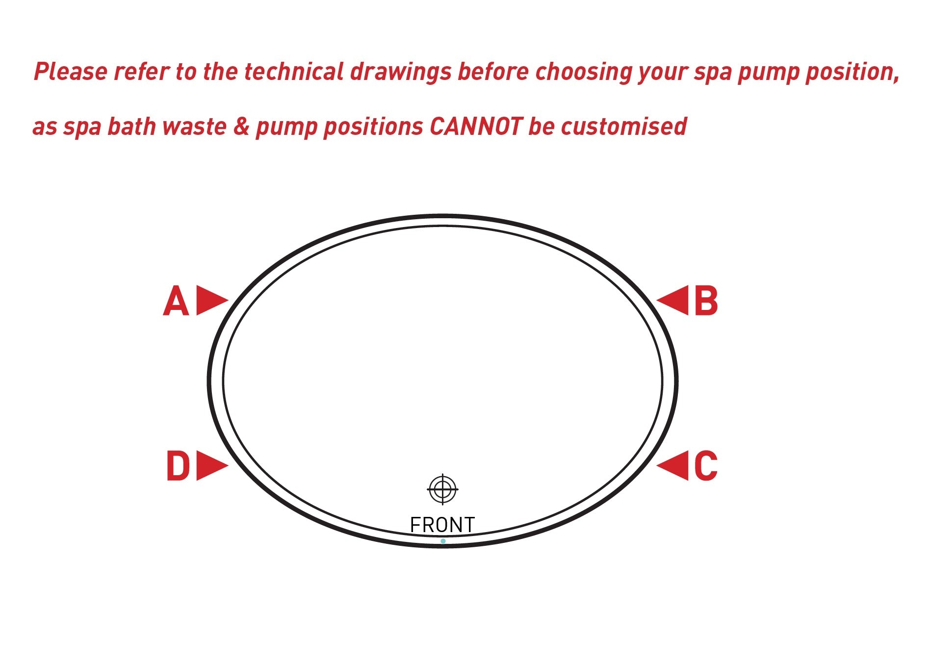 DECINA DUO INSET CONTOUR SPA BATH GLOSS WHITE 1850MM WITH 16-JETS
