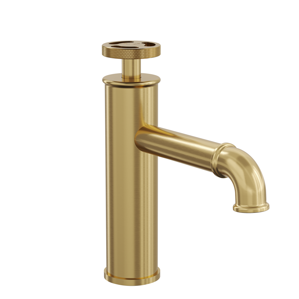 LINSOL DYNAMIK BASIN MIXER BRUSHED BRASS