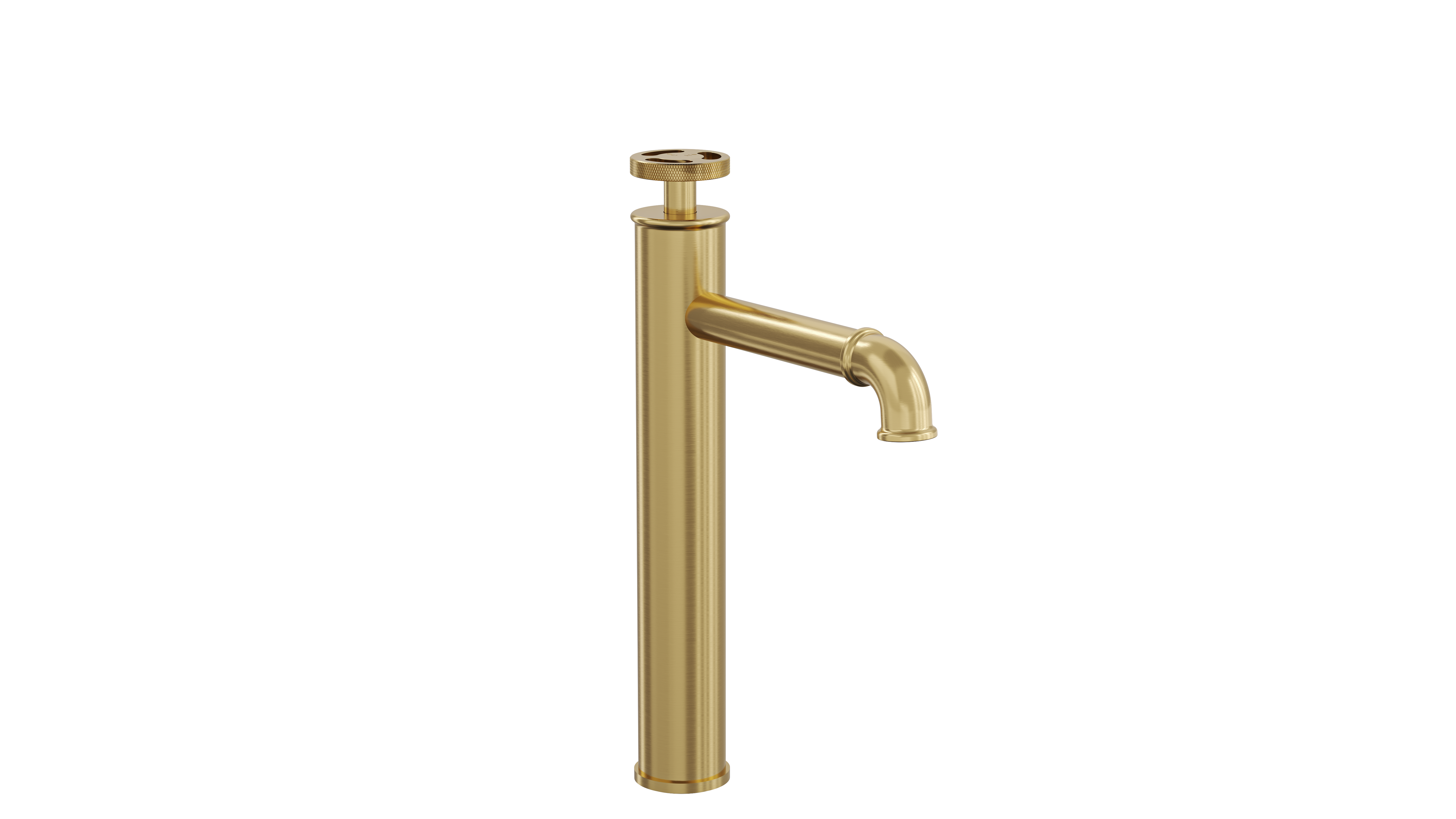 LINSOL DYNAMIK TALL BASIN MIXER BRUSHED BRASS