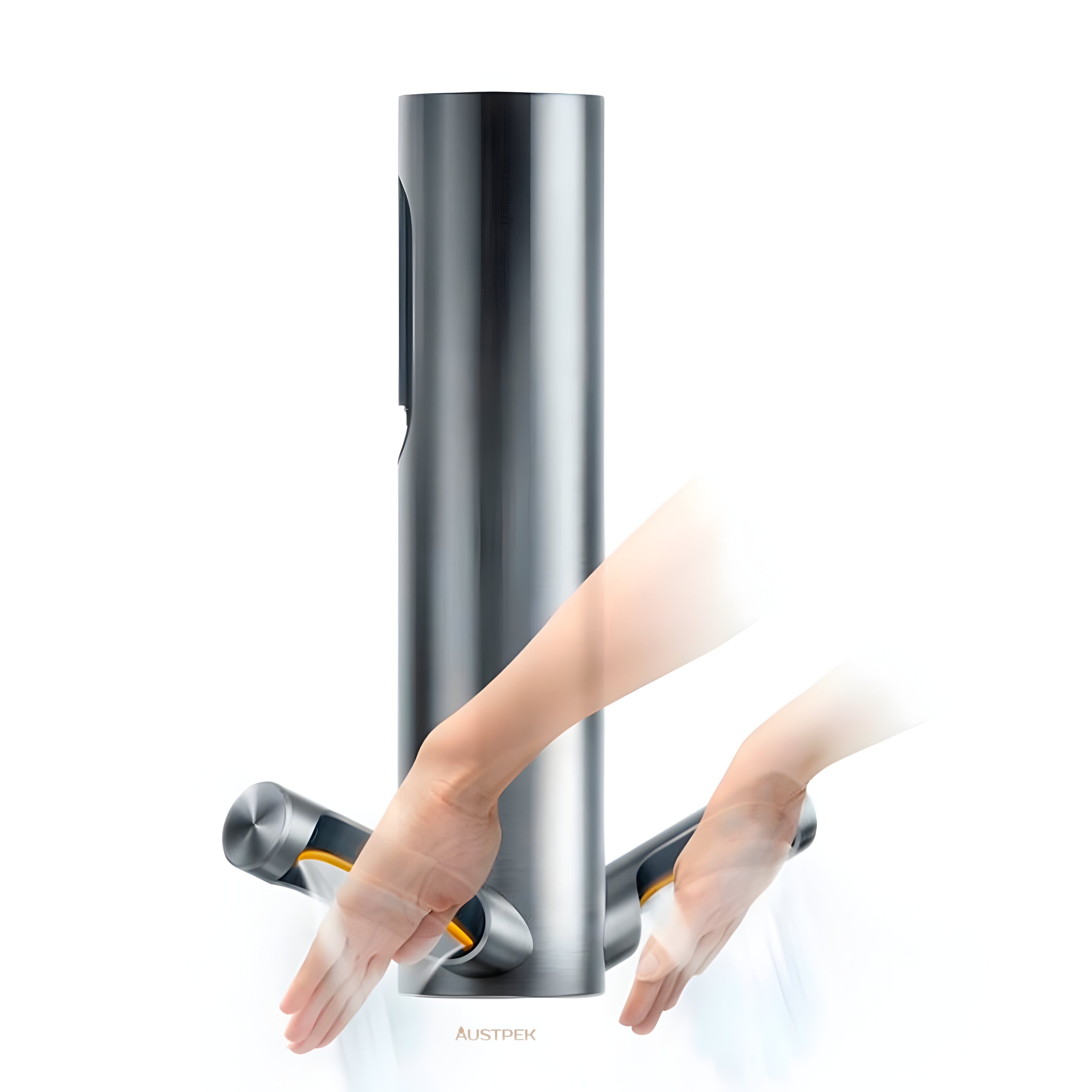 DYSON AIRBLADE 9KJ SENSOR HAND DRYER BRUSHED STAINLESS STEEL 500MM X 450MM