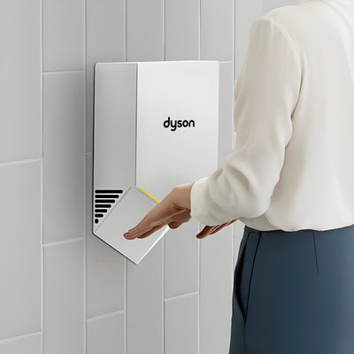 DYSON AIRBLADE V SENSOR HAND DRYER WHITE 394MM X 234MM