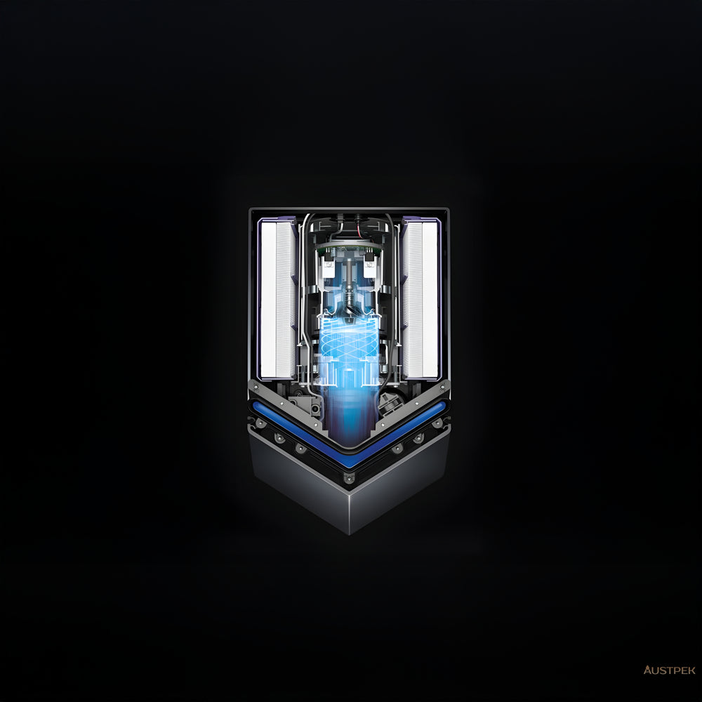 DYSON AIRBLADE V SENSOR HAND DRYER SPRAYED NICKEL 394MM X 234MM