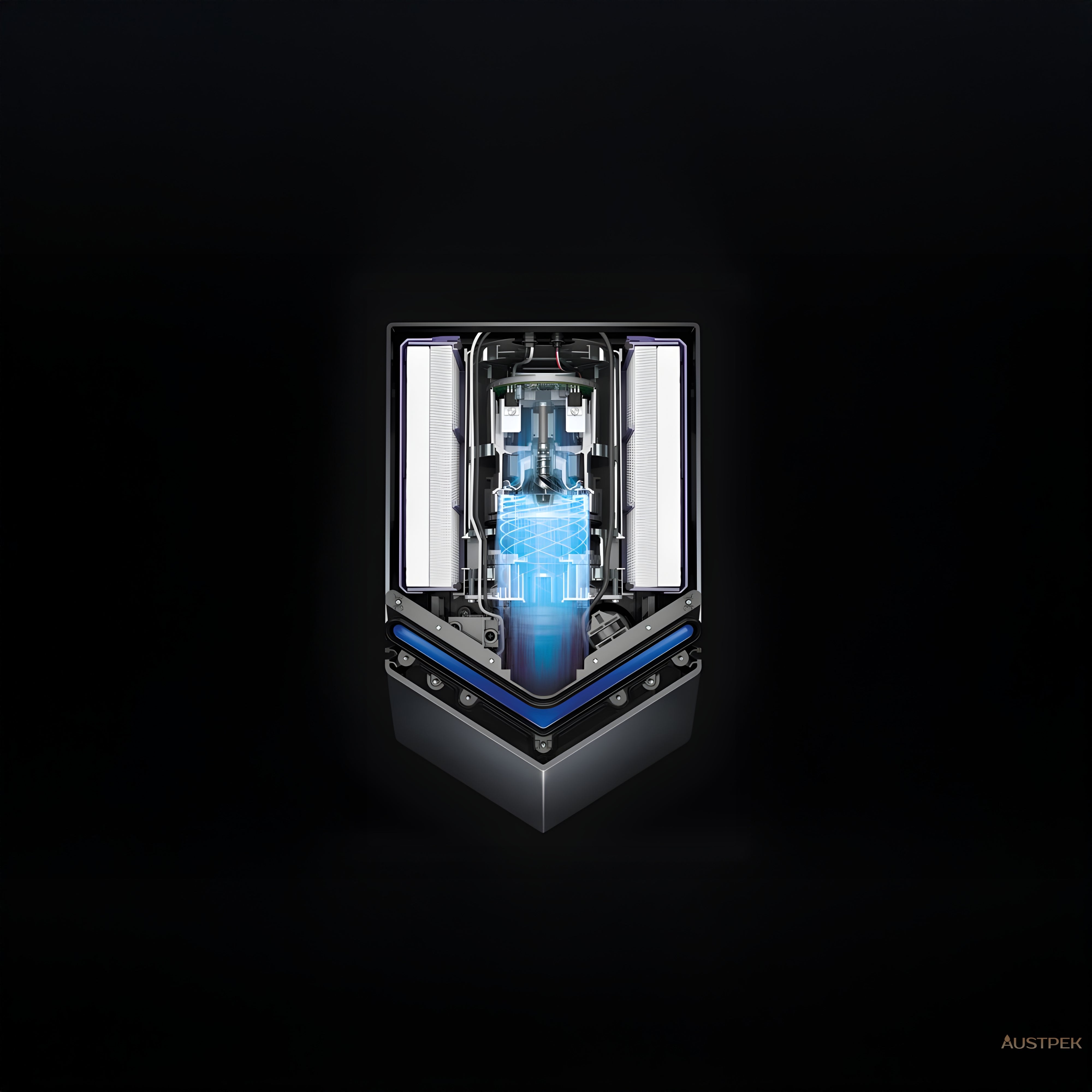 DYSON AIRBLADE V SENSOR HAND DRYER SPRAYED NICKEL 394MM X 234MM