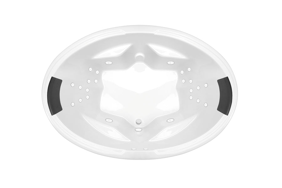 DECINA DUO INSET DOLCE VITA SPA BATHTUB GLOSS WHITE 1850MM WITH 24-JETS