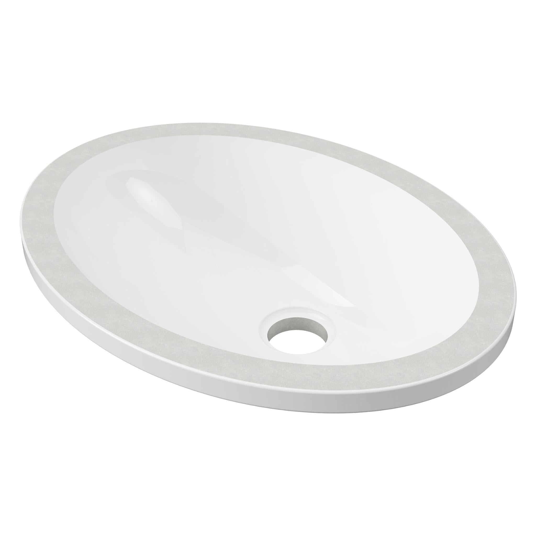 DUROCLASS ELITE SINGLE BOWL INTEGRATED VANITY TOP GLOSS WHITE (MULTIPLE SIZES AVAILABLE)