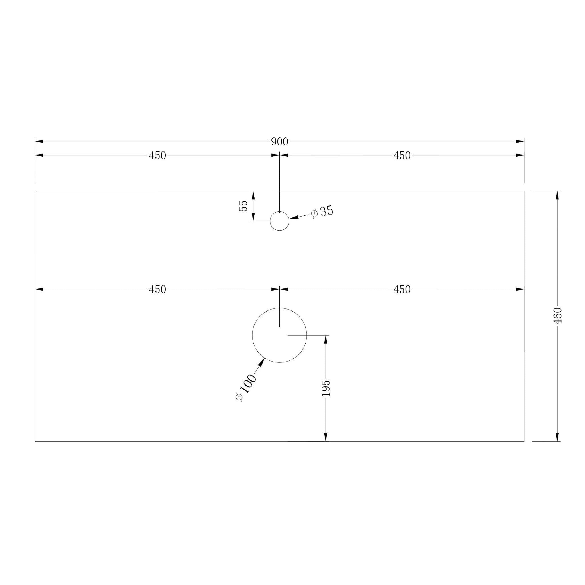 ORIO EDEN LIGHT WALNUT 900MM SINGLE BOWL WALL HUNG VANITY