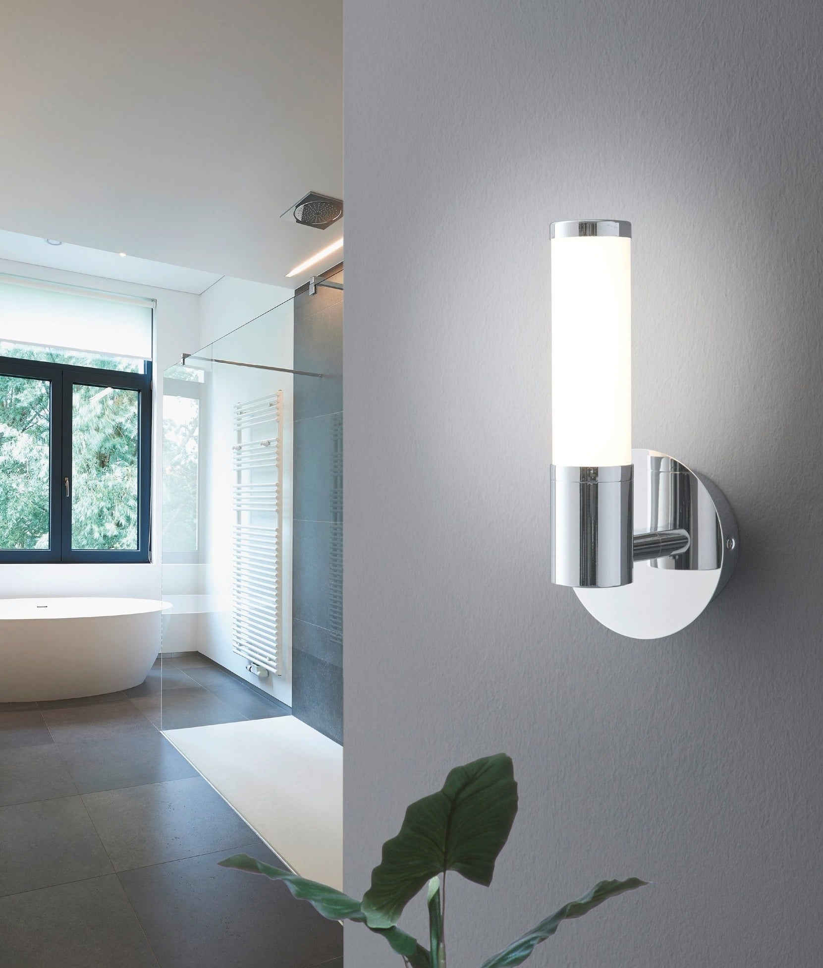 EGLO PALMERA 1 WALL LED LIGHT CHROME 270MM
