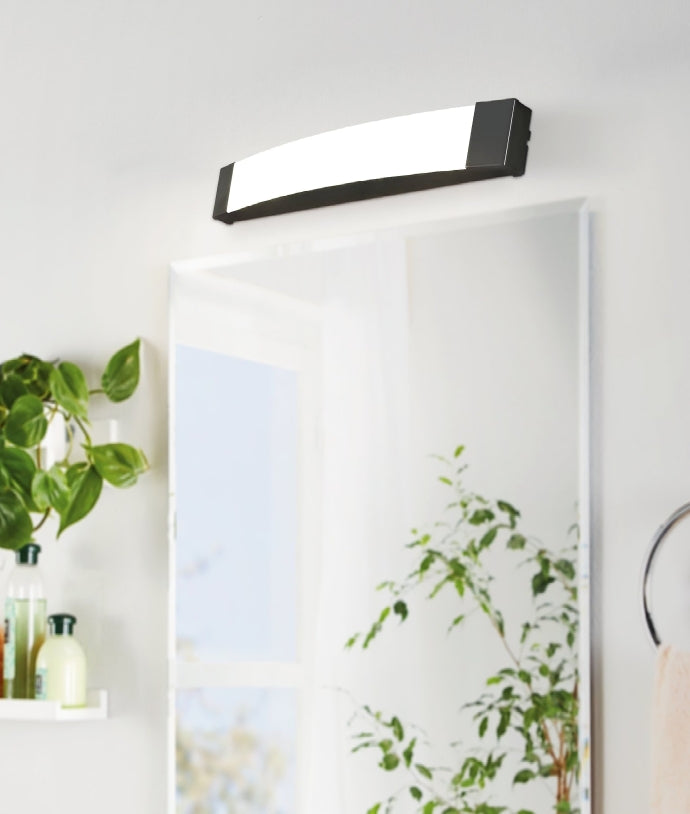 EGLO SIDERNO LED MIRROR LIGHT BLACK 580MM