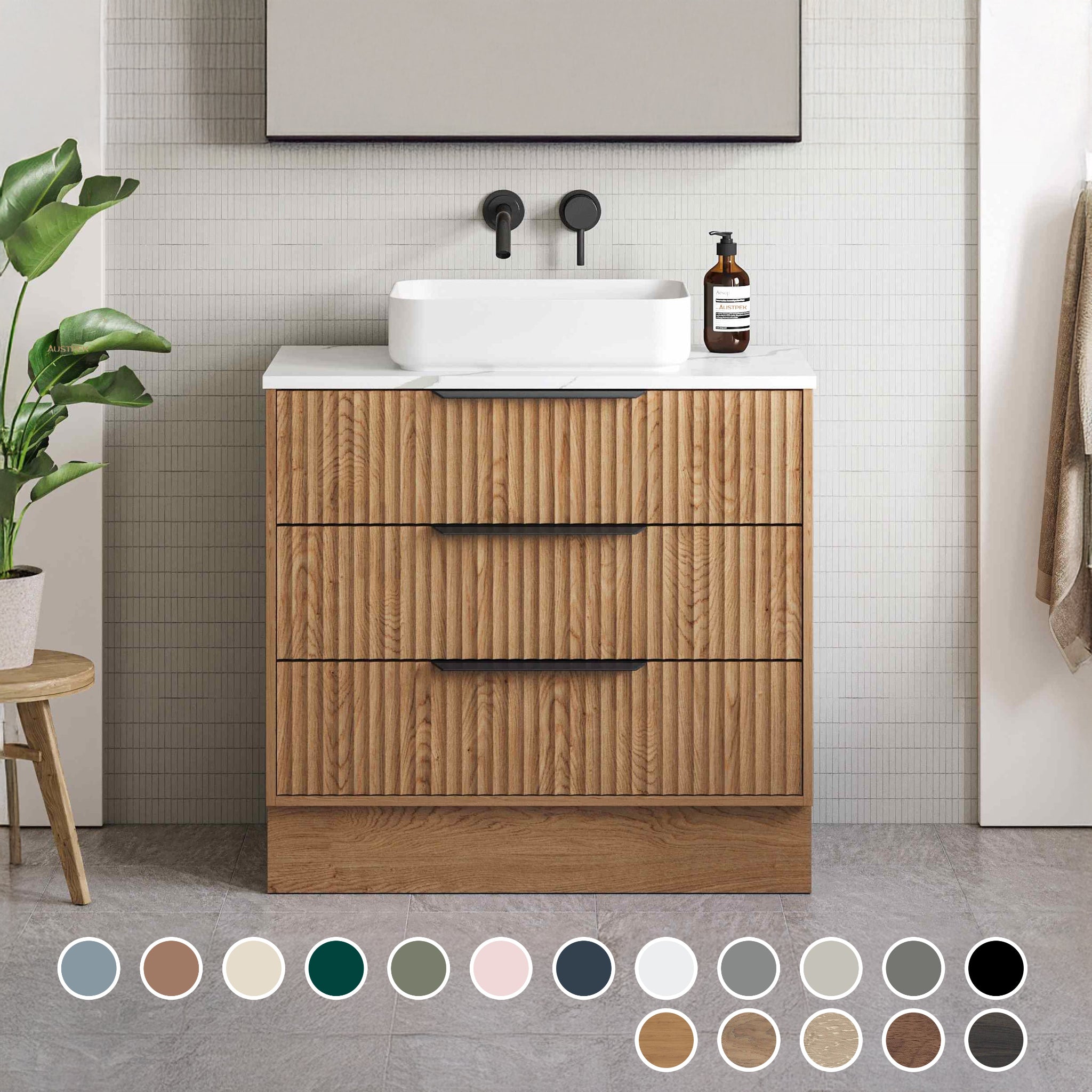 TIMBERLINE EMMETT CUSTOM FLOOR STANDING VANITY (ALL SIZING)