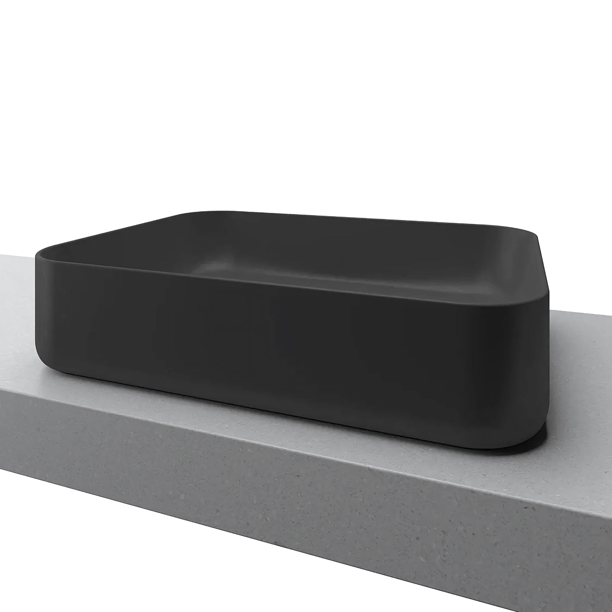 TIMBERLINE ENCHANT ABOVE COUNTER BASIN MATTE BLACK 500MM