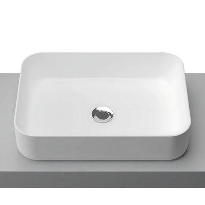 TIMBERLINE ENCHANT ABOVE COUNTER BASIN GLOSS WHITE 500MM