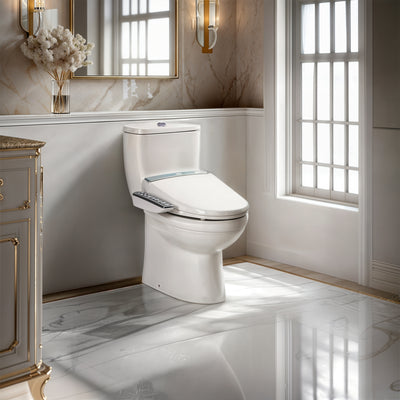 KOHLER X ENGLEFIELD ELECTRONIC BIDET SEAT WITH SIDE CONTROL GLOSS WHITE ELONGATED