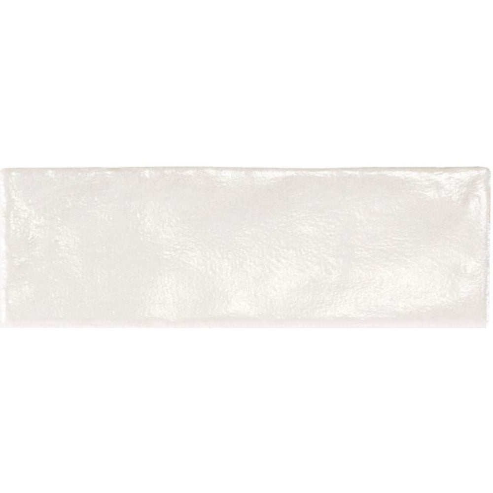 EVERSTONE IRIS WHITE PEARLESCENCE 200X65MM RECTANGLE TILE (PER BOX)