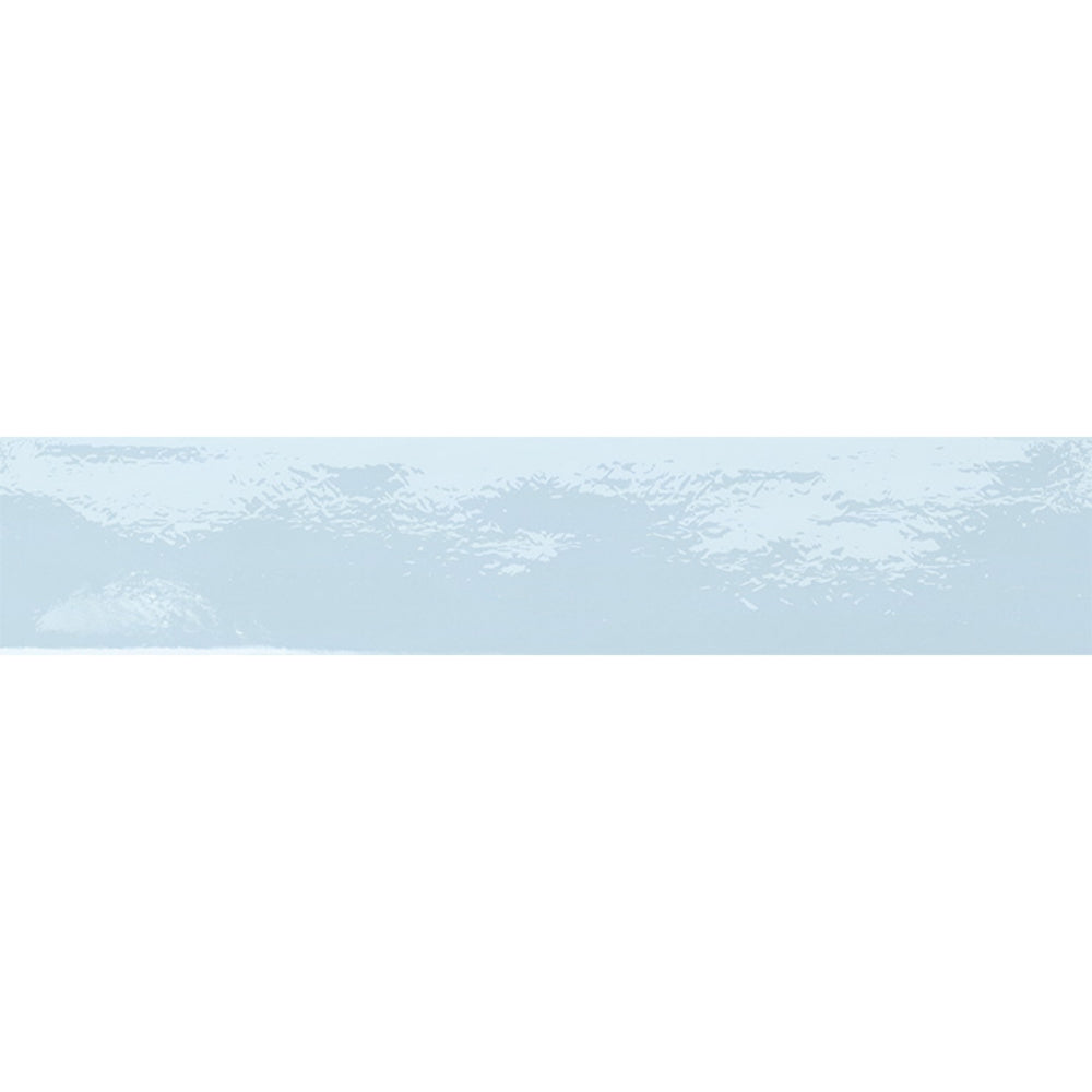 EVERSTONE MIDO BLUING GLOSSY 50X250MM RECTANGLE TILE (PER BOX)