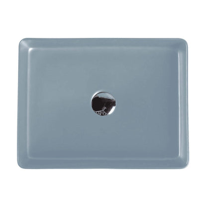 MERCIO ETNA RECTANGULAR ABOVE COUNTER ART BASIN TANGO GREY 470MM