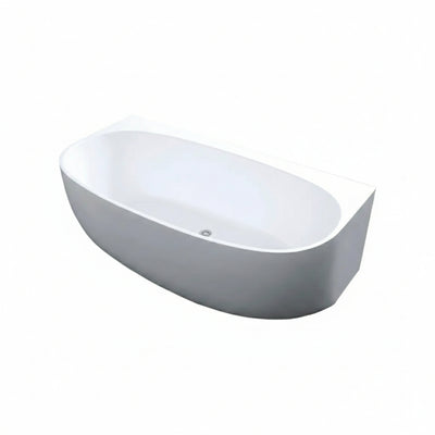 INFINITY ETHAN BACK-TO-WALL BATHTUB MATTE WHITE (AVAILABLE IN 1500MM AND 1700MM)