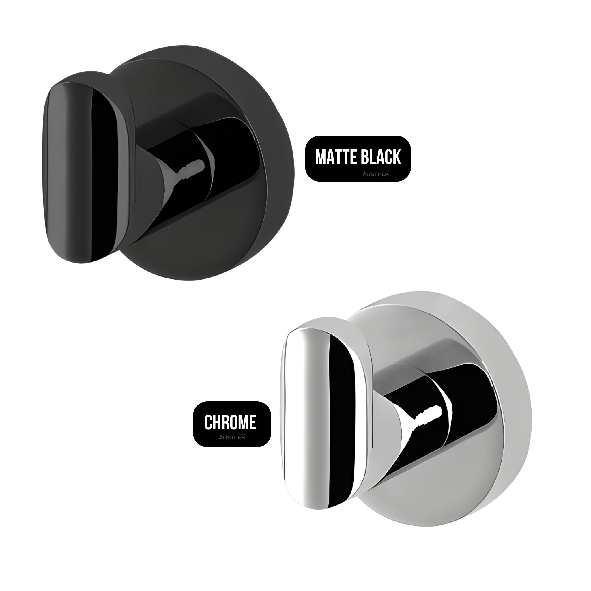 MODERN NATIONAL EVA ROBE HOOK MATTE BLACK