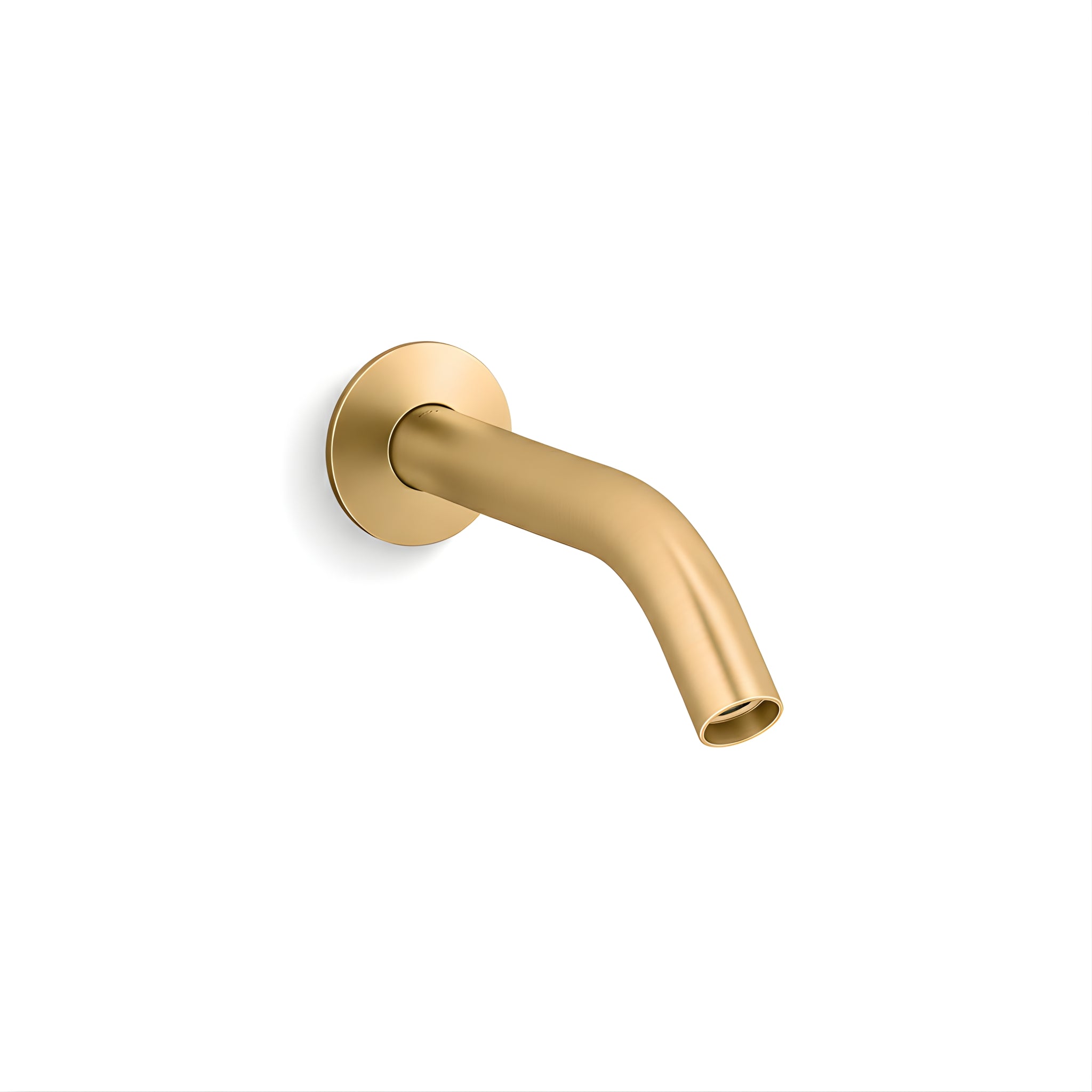 KOHLER COMPONENTS SHORT TUBE BASIN SPOUT 190MM BRUSHED BRASS