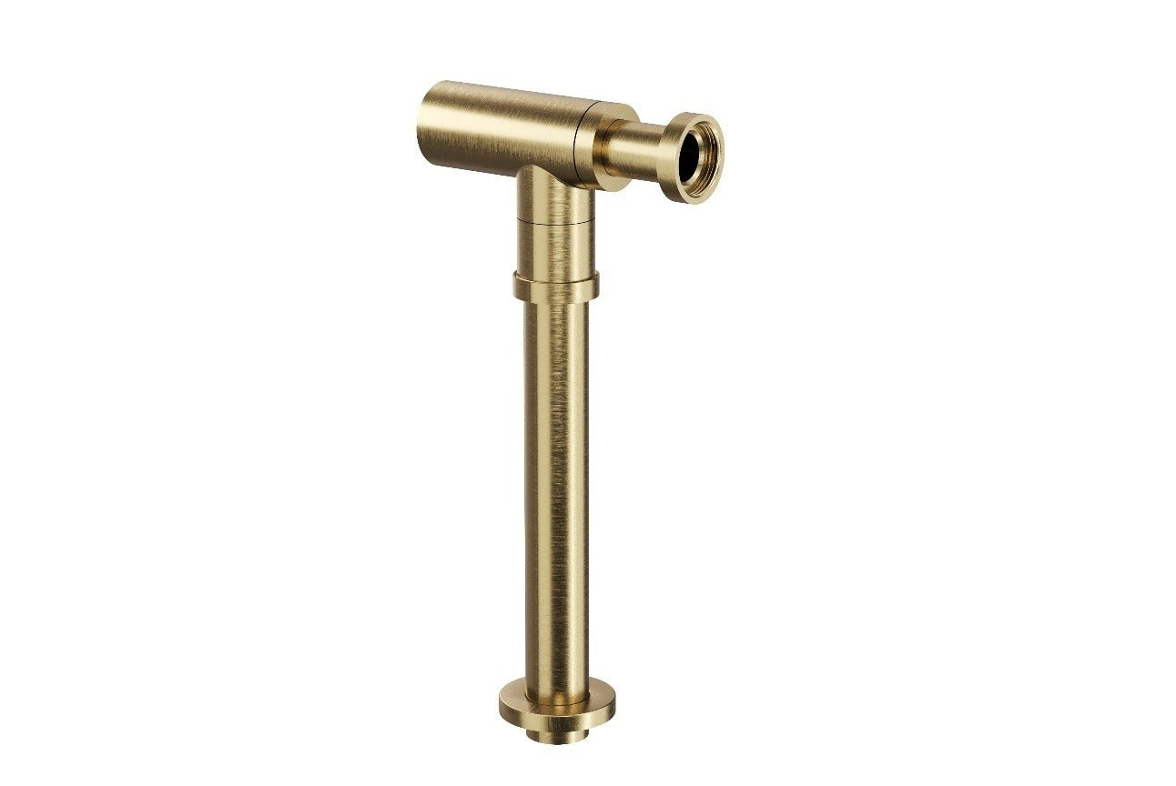 LINSOL EZYFLOW BRASS ROUND BOTTLE TRAP BRUSHED BRASS 32MM