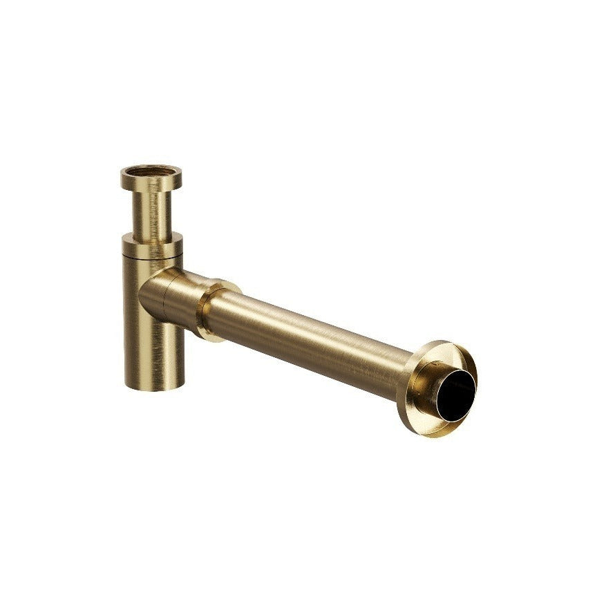 LINSOL EZYFLOW BOTTLE TRAP 360MM BRUSHED BRASS