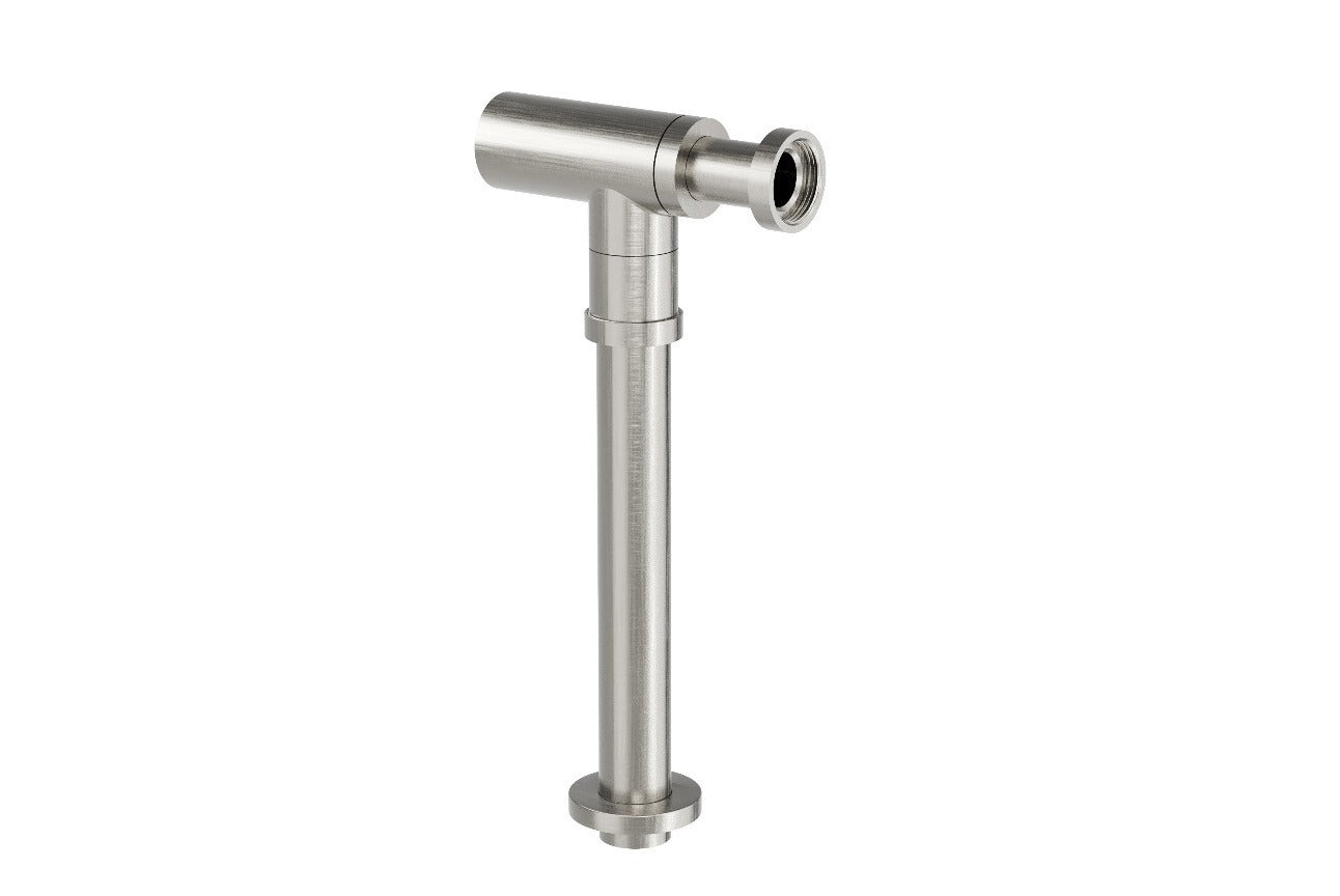 LINSOL EZYFLOW BRASS ROUND BOTTLE TRAP BRUSHED NICKEL 32MM