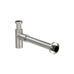 LINSOL EZYFLOW BOTTLE TRAP 360MM BRUSHED NICKEL