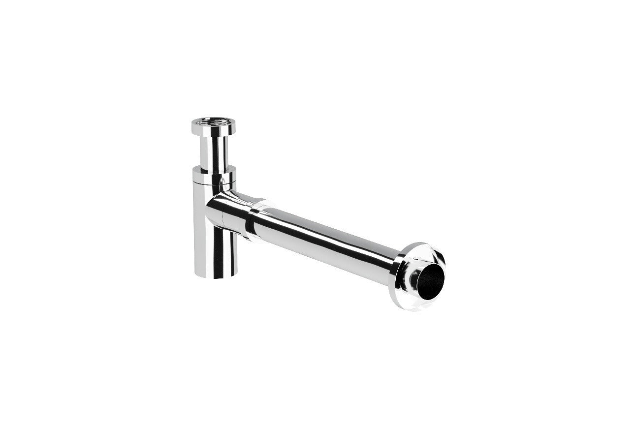 LINSOL EZYFLOW BRASS ROUND BOTTLE TRAP CHROME 32MM