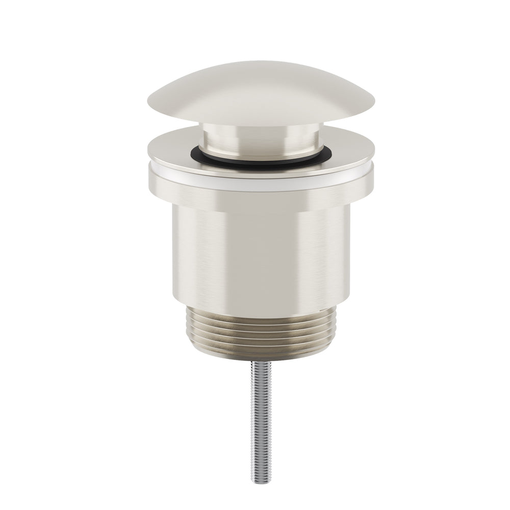 LINSOL EZYFLOW UNIVERSAL POP-UP PLUG & WASTE 32/40MM BRUSHED NICKEL