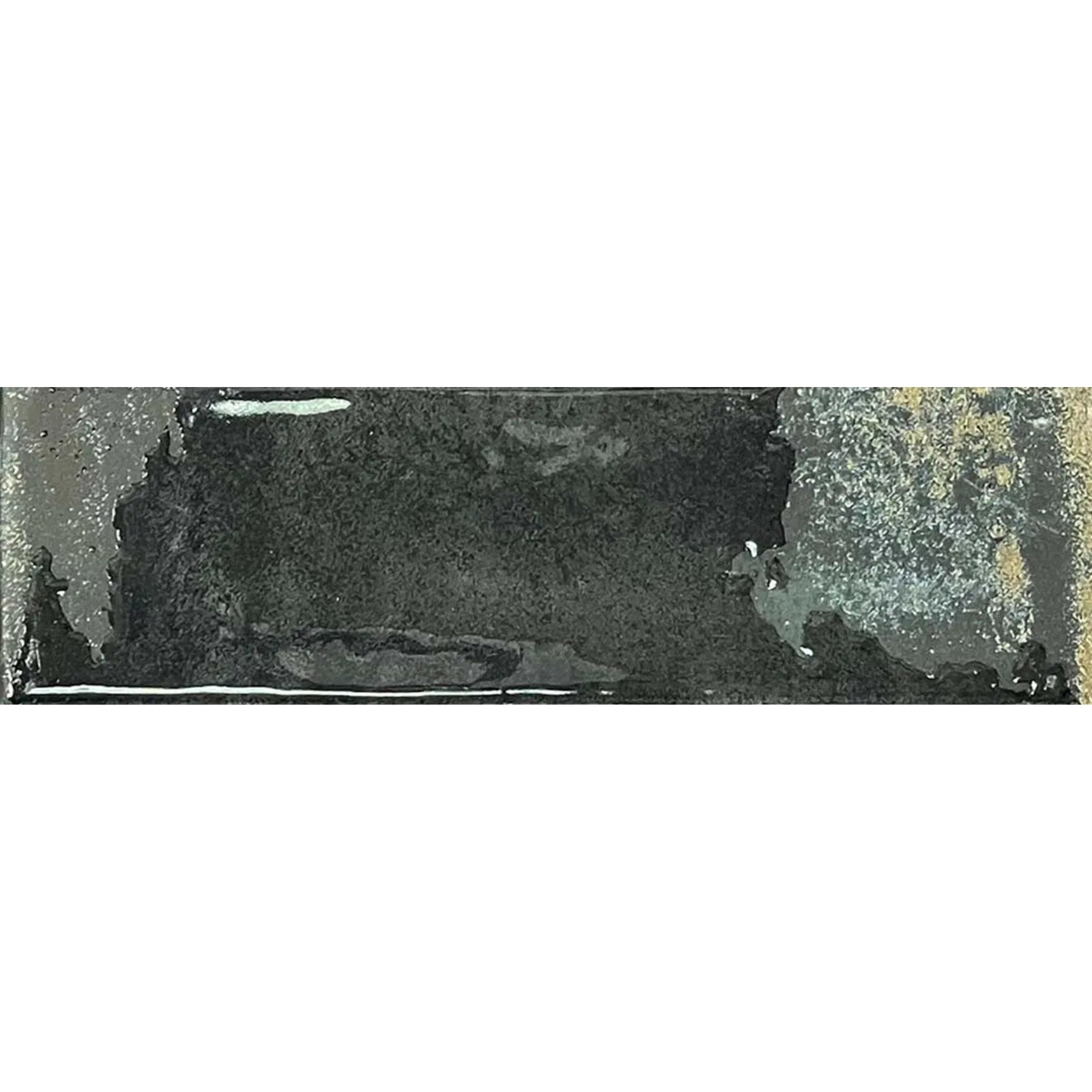 ELITE IMPORTERS GRANADELLA CARBON GLOSS 64X223MM RECTANGLE TILE (PER BOX)