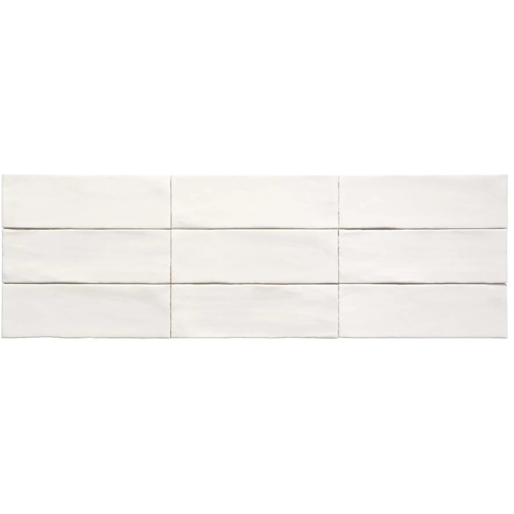 ELITE IMPORTERS TABARCA BLANCO MATTE 75X230MM RECTANGLE TILE (PER BOX)