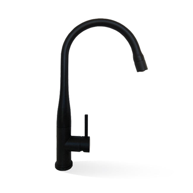 LINKWARE ELLE STEEL PULL OUT MIXER 460MM MATTE BLACK