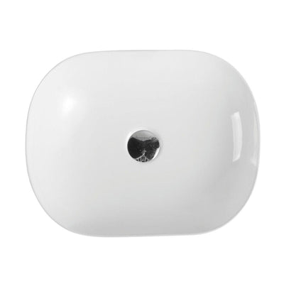 MERCIO EVEA OVAL ABOVE COUNTER BASIN GLOSS WHITE 465MM
