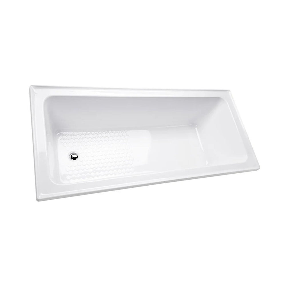 DECINA FABRINO INSET BATH GLOSS WHITE (AVAILABLE IN 1525MM AND 1675MM)