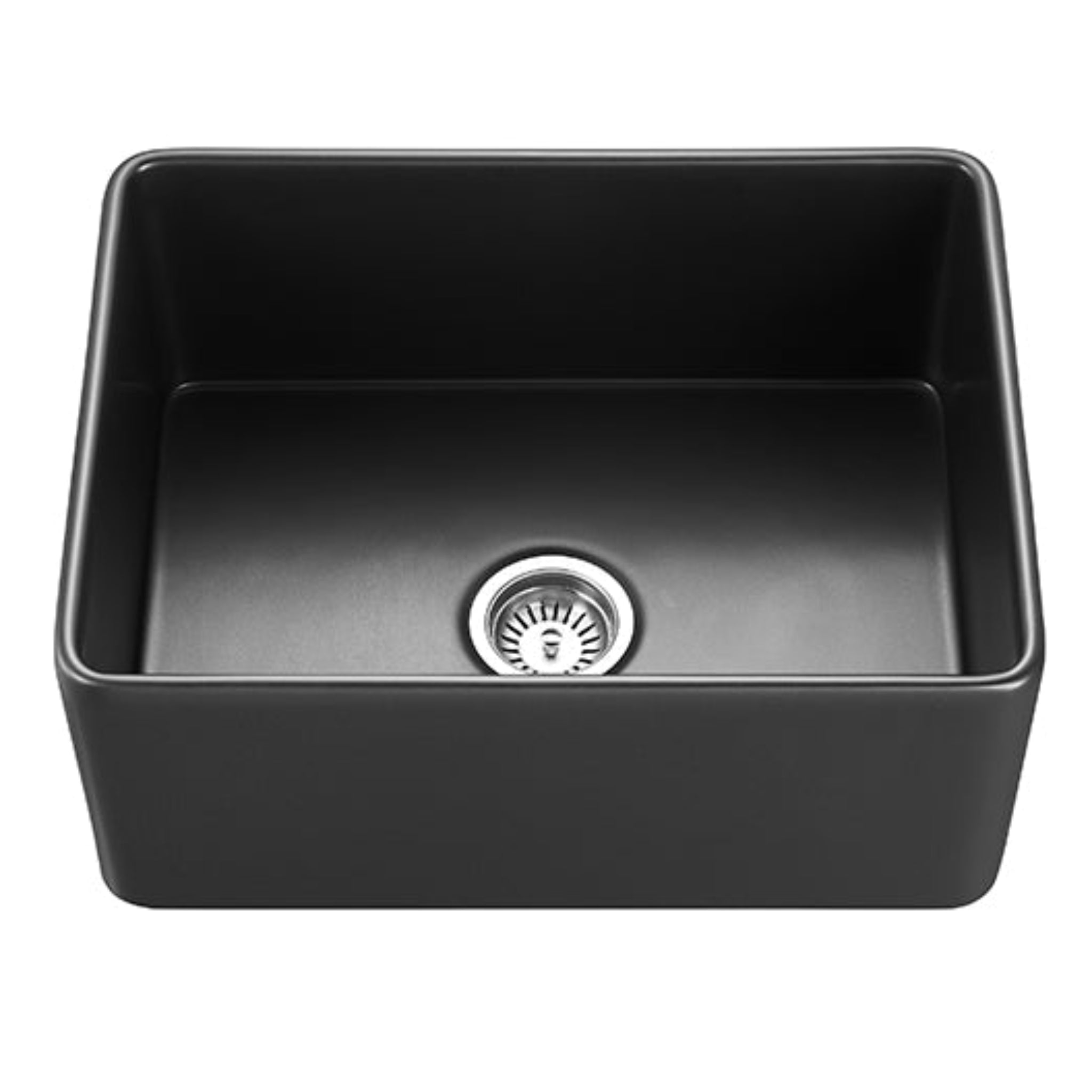 CETO CHELSEA SINGLE BOWL FIRECLAY KITCHEN SINK GLOSS WHITE 660MM