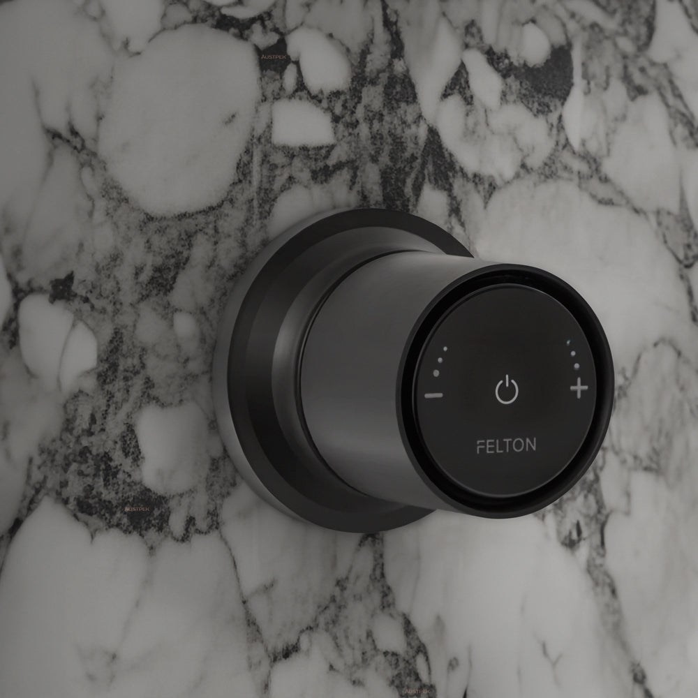 FELTON TATE SMARTFLOW DIGITAL SHOWER MIXER MATTE BLACK
