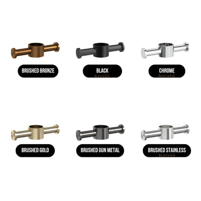 FELTON ATLAS POLE ROBE HOOK CHROME