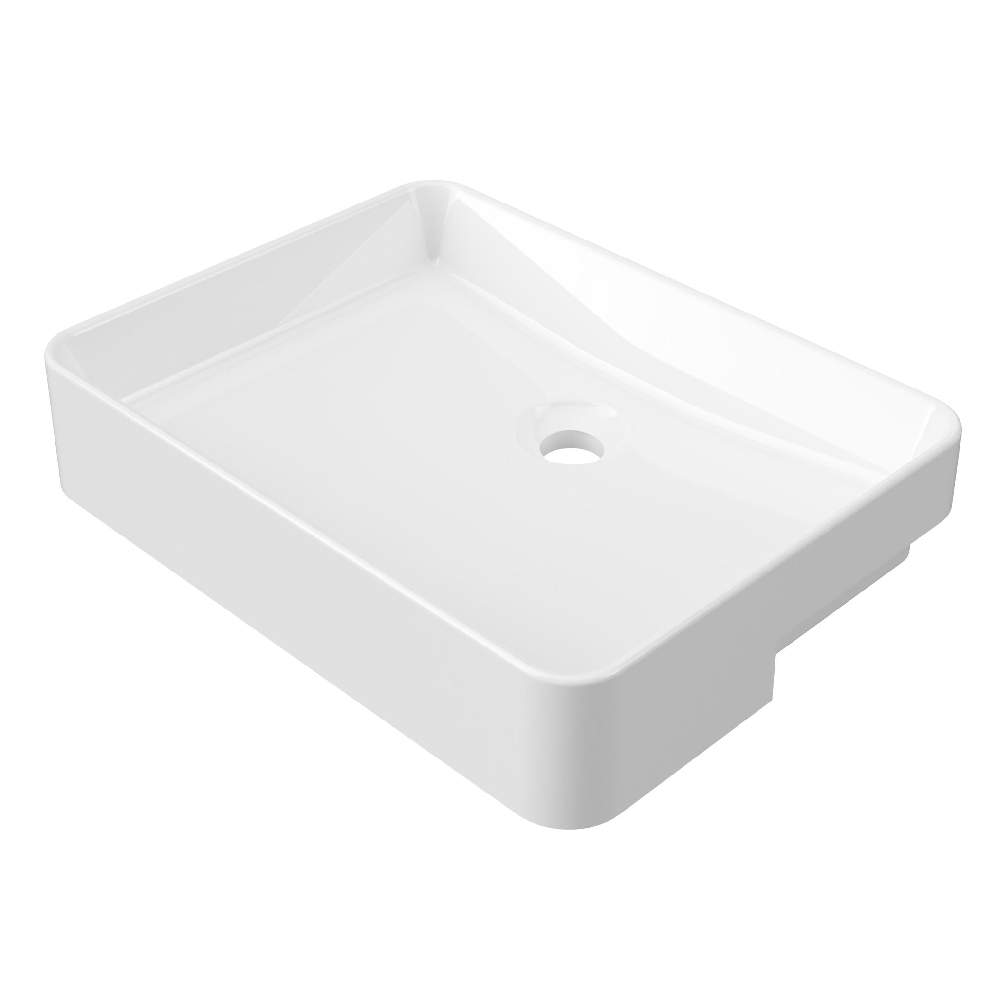 DUROCLASS FERGUS FORWARD BOWL BASIN GLOSS WHITE (AVAILABLE IN MULTIPLE SIZES)