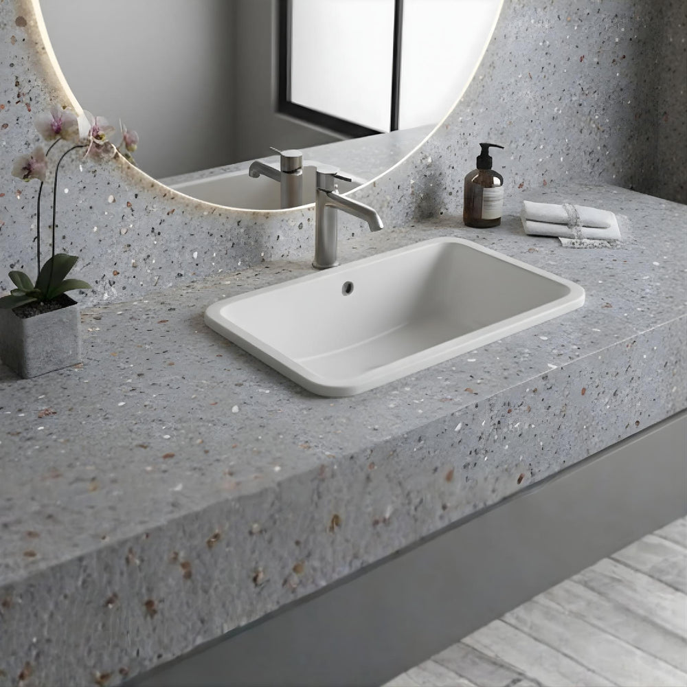 TURNER HASTINGS FINO UNDER COUNTER FIRECLAY BASIN GLOSS WHITE 550MM