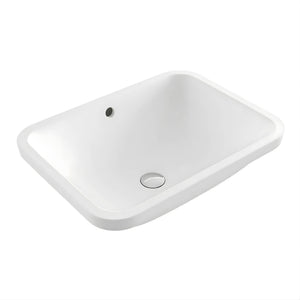 TURNER HASTINGS FINO UNDER COUNTER FIRECLAY BASIN MATTE WHITE 550MM
